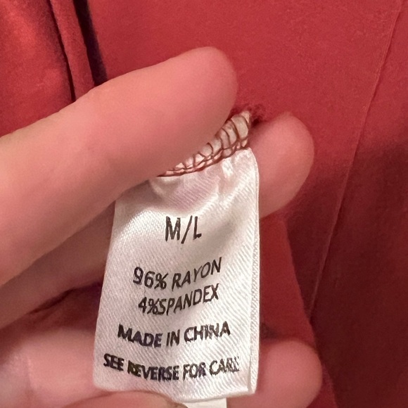 Wishlist sleeveless high neck open sides that lace up in burnt orange - Picture 3 of 6